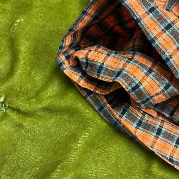 Unique vintage western wrap top xl 14 vlv pinup goth rockabilly vixen - Picture 3 of 6